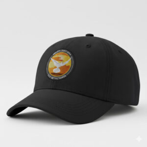 Gorra negra con bordado